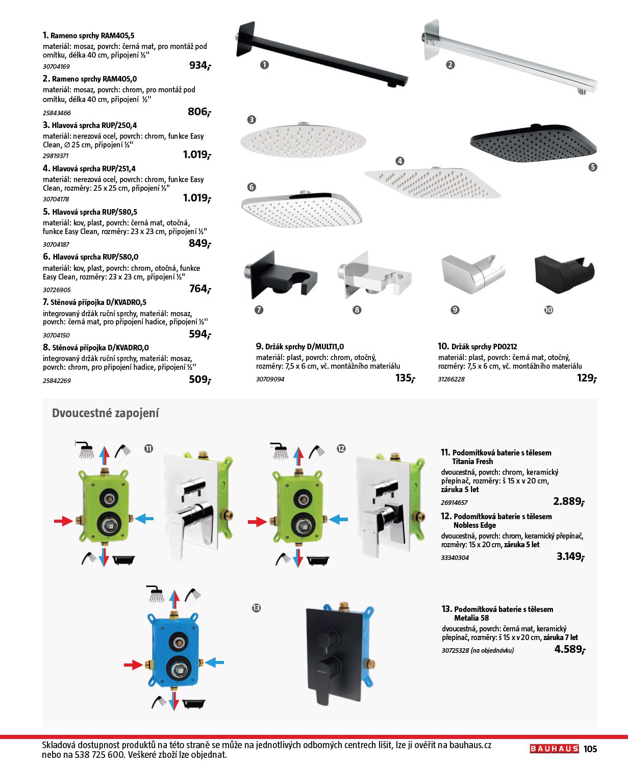 bauhaus - Aktuální Bauhaus - Katalog Sanita leták platný od středy 01.07.2026 do pátku 31.07.2026 - page: 105