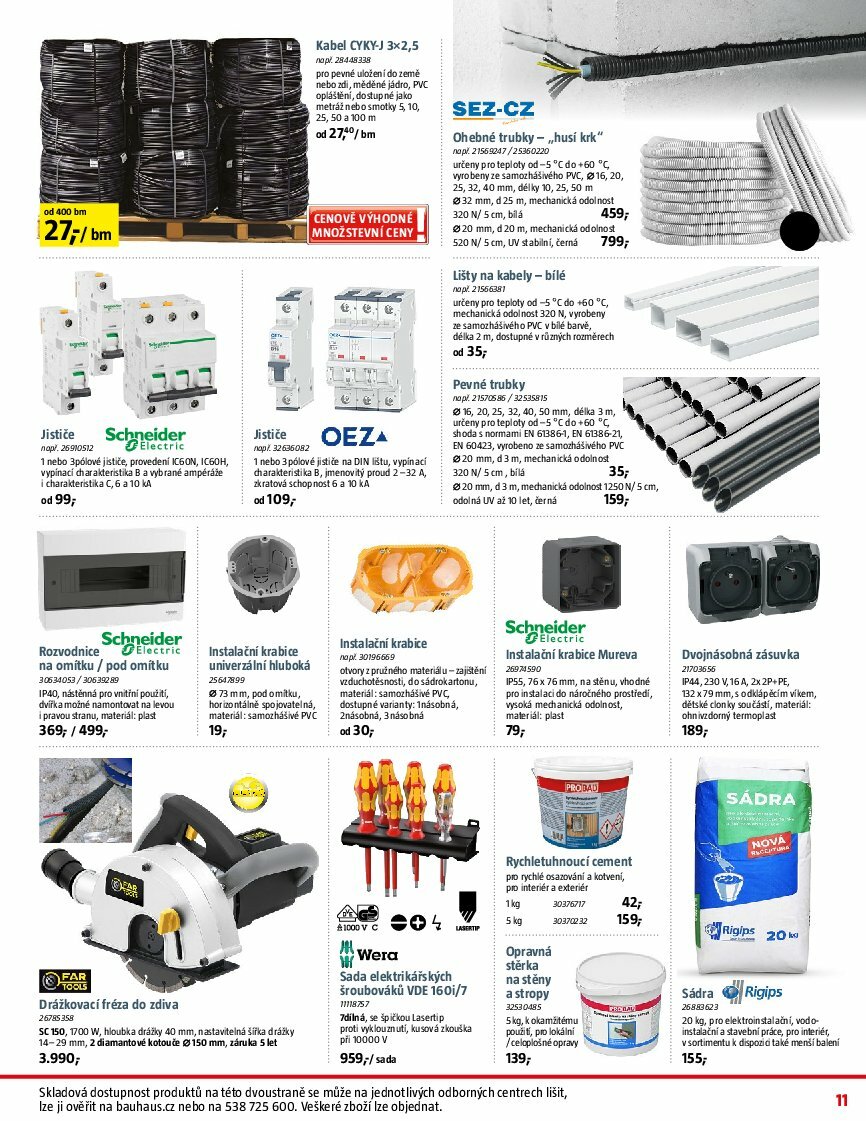 bauhaus - Leták Bauhaus od 01.08. do 04.09. - page: 11