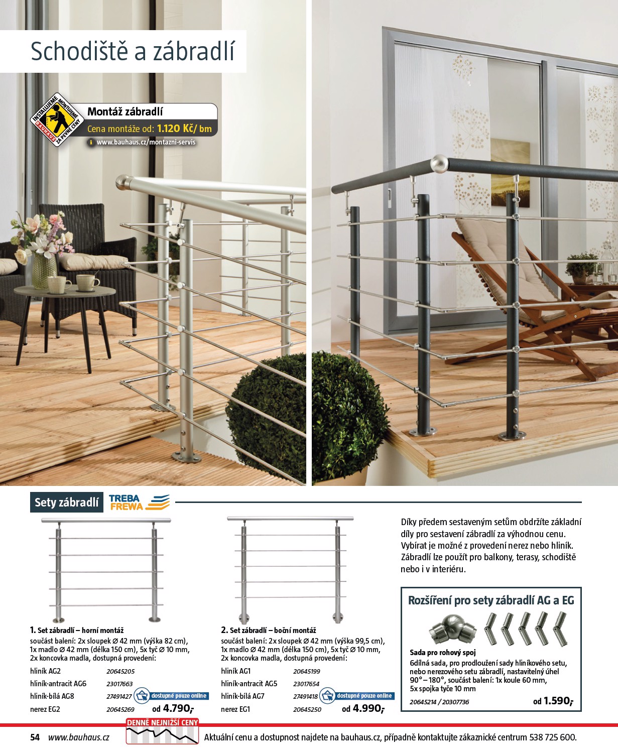 bauhaus - Leták Bauhaus - Katalog Stavební elementy od 19.08. do 31.12. - page: 54