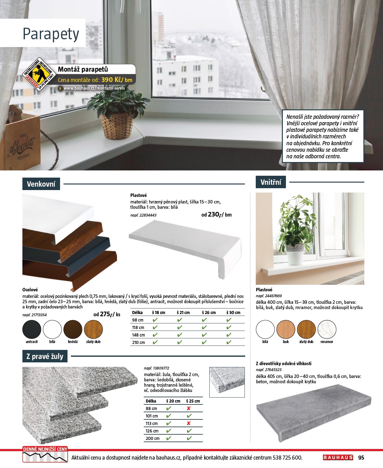 bauhaus - Leták Bauhaus - Katalog Stavební elementy od 19.08. do 31.12. - page: 95