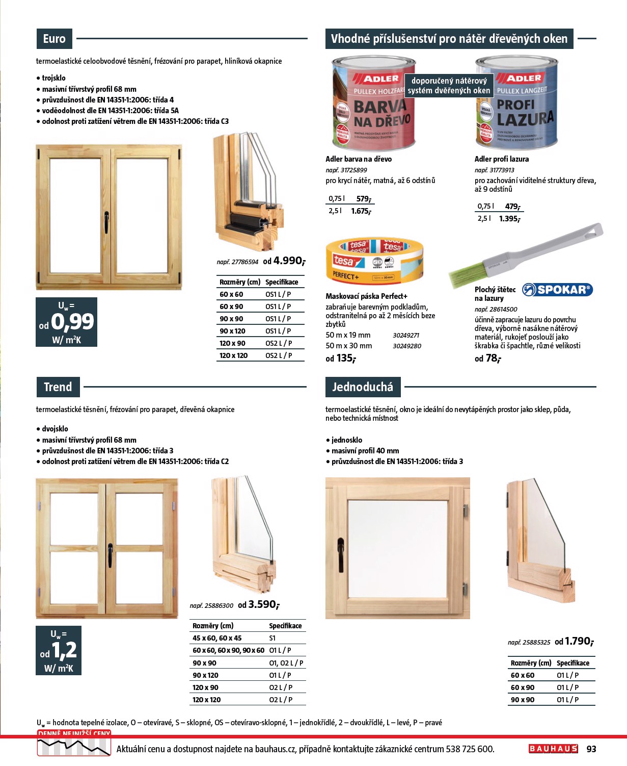 bauhaus - Leták Bauhaus - Katalog Stavební elementy od 19.08. do 31.12. - page: 93