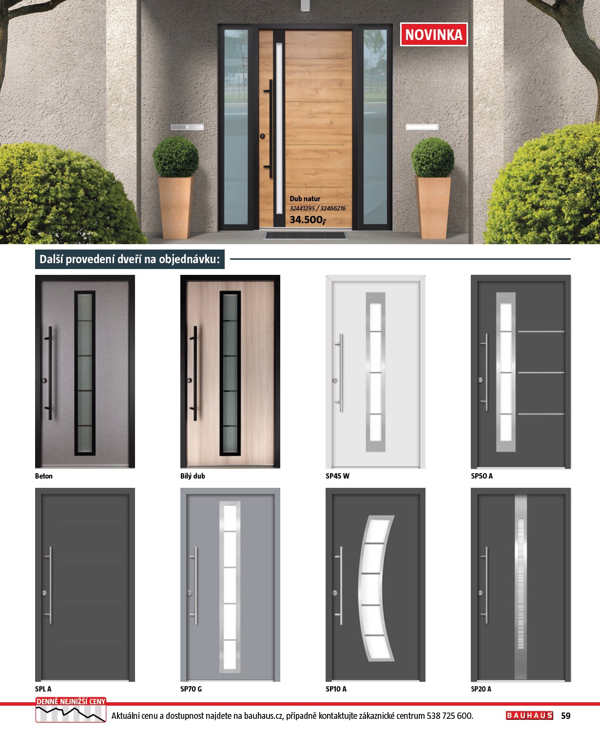bauhaus - Leták Bauhaus - Katalog Stavební elementy od 19.08. do 31.12. - page: 59