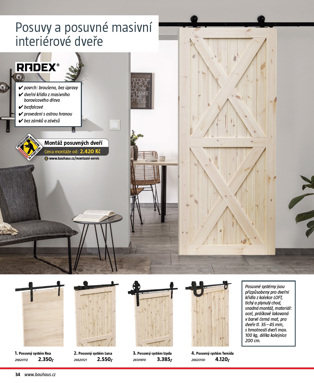 bauhaus - Leták Bauhaus - Katalog Stavební elementy od 19.08. do 31.12. - page: 34