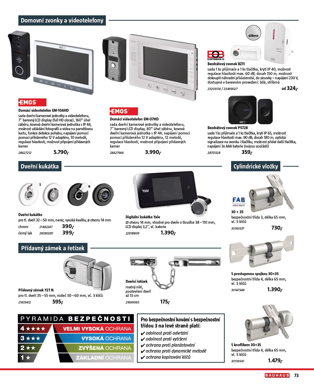 bauhaus - Leták Bauhaus - Katalog Stavební elementy od 19.08. do 31.12. - page: 73