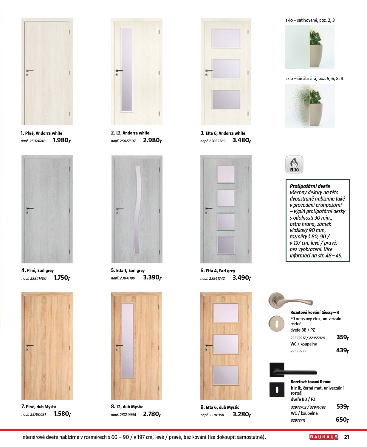 bauhaus - Leták Bauhaus - Katalog Stavební elementy od 19.08. do 31.12. - page: 21