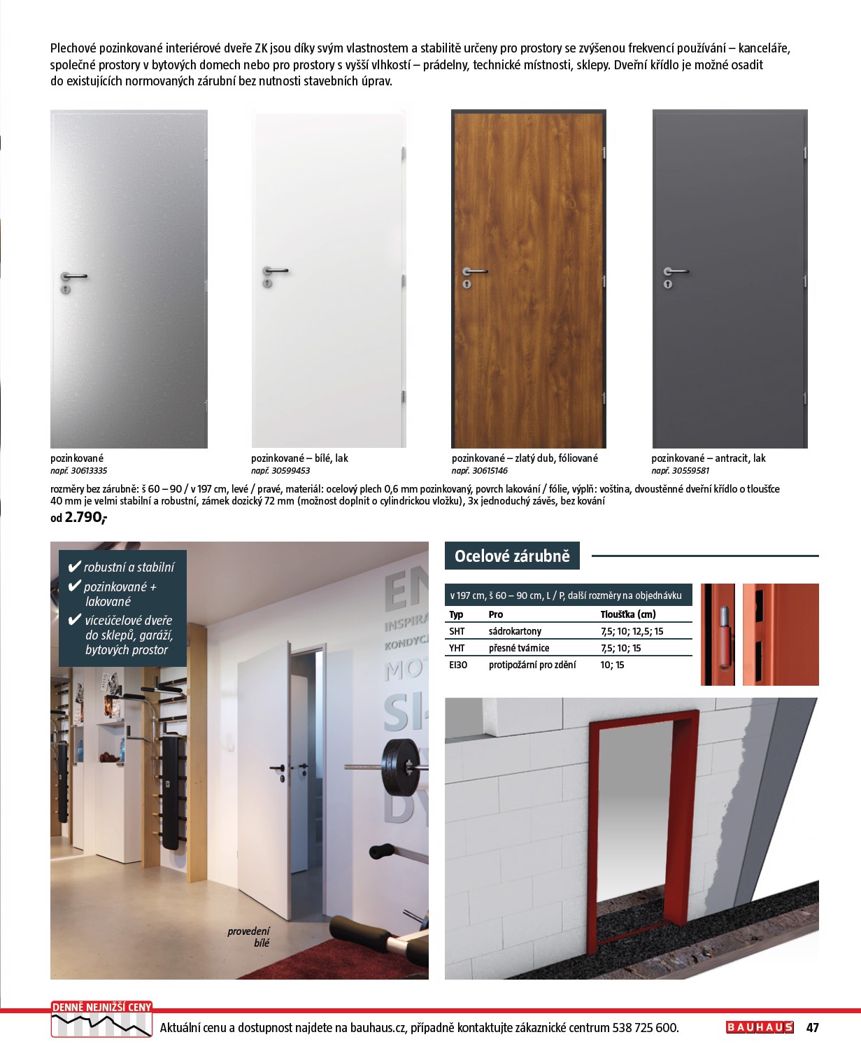 bauhaus - Leták Bauhaus - Katalog Stavební elementy od 19.08. do 31.12. - page: 47