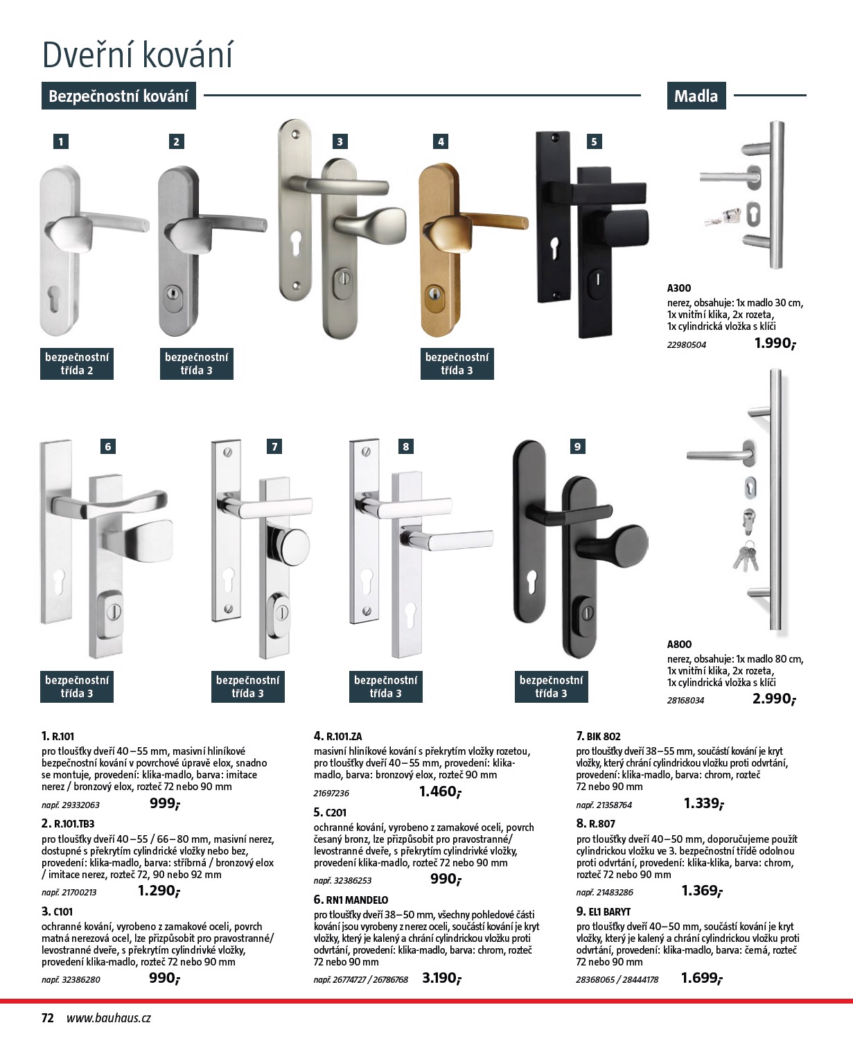 bauhaus - Leták Bauhaus - Katalog Stavební elementy od 19.08. do 31.12. - page: 72