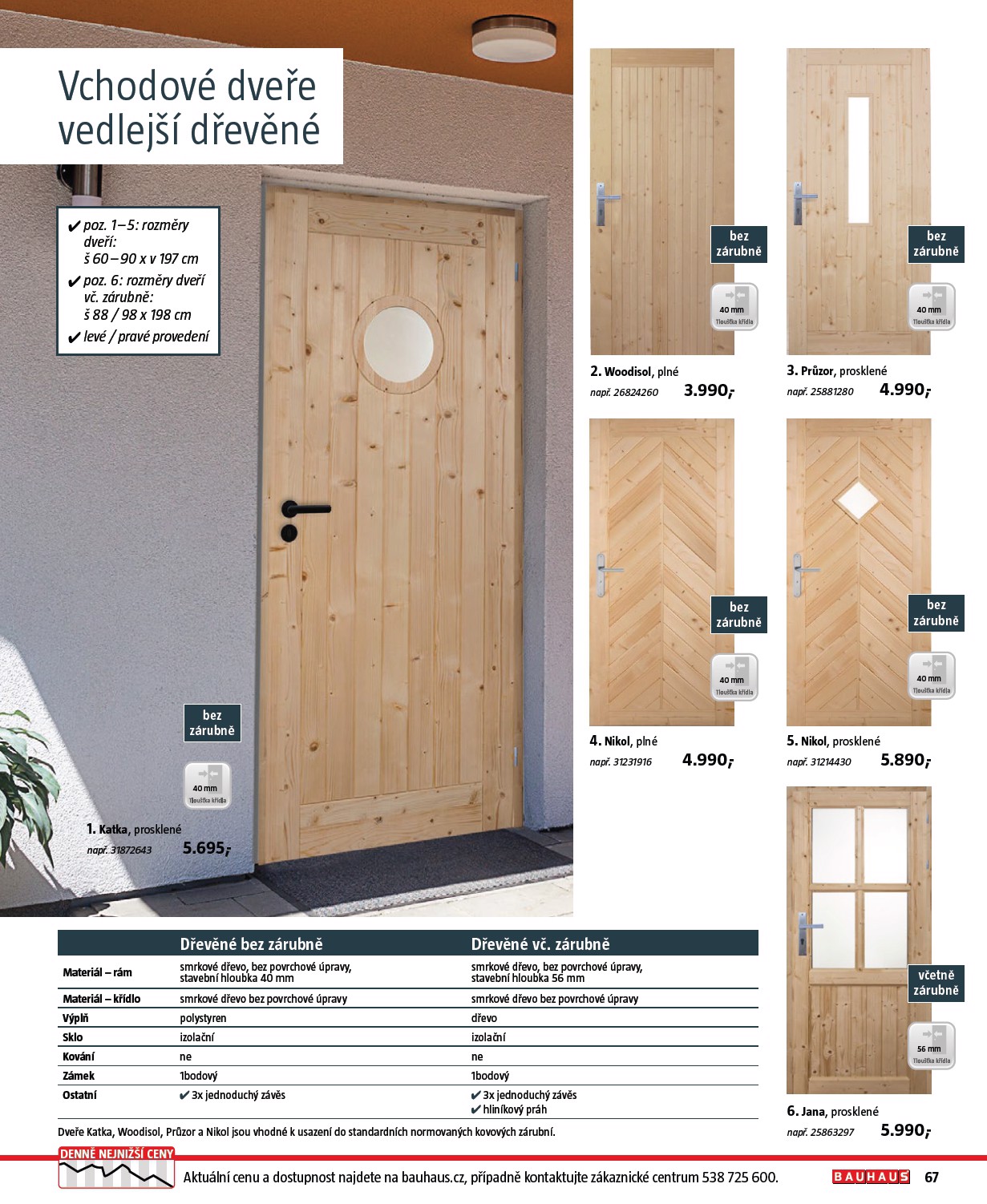 bauhaus - Leták Bauhaus - Katalog Stavební elementy od 19.08. do 31.12. - page: 67