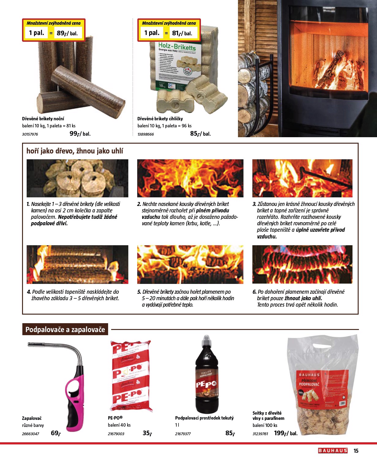 bauhaus - Leták Bauhaus - Kamna a vytápění od 01.09. do 31.12. - page: 15