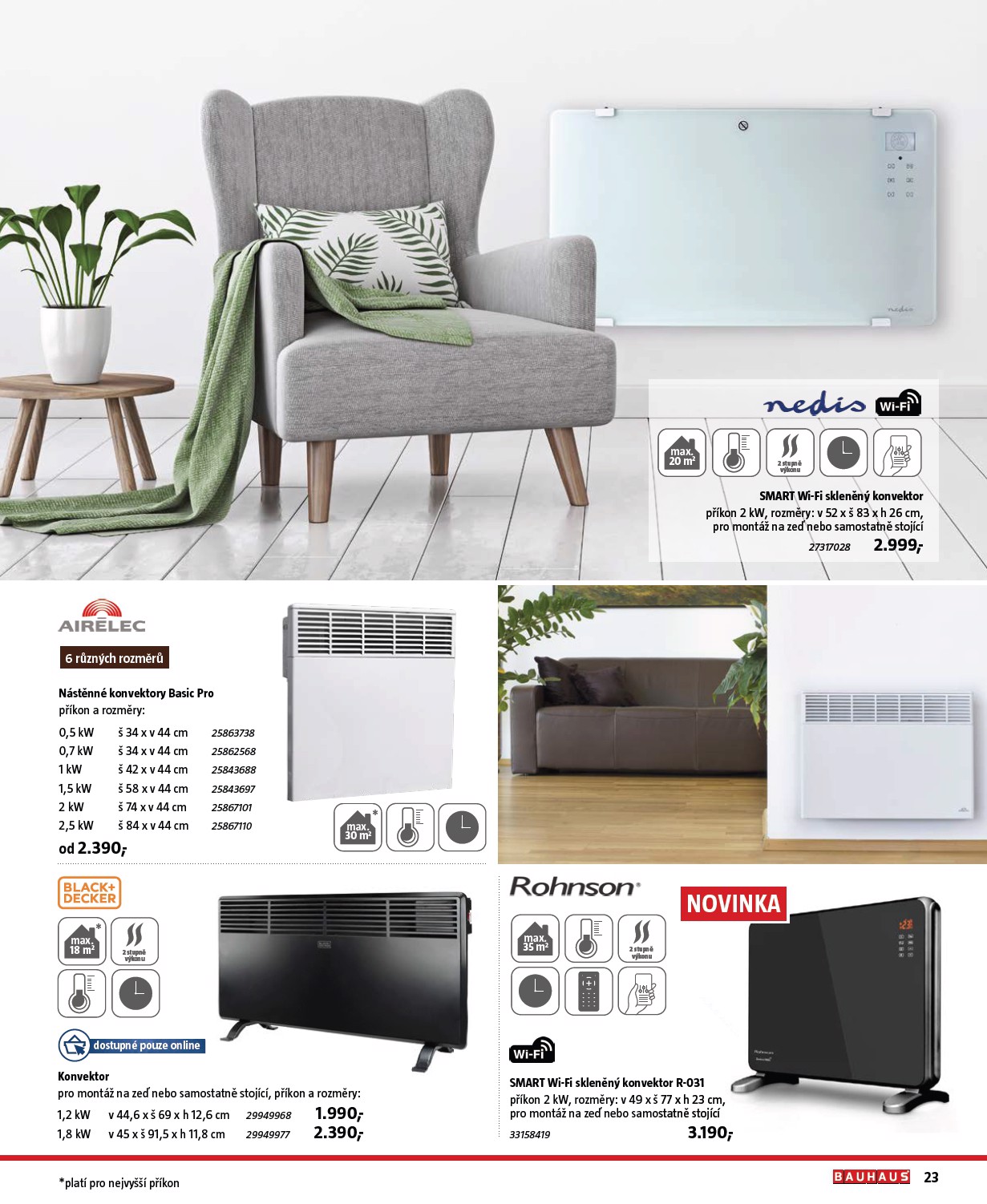 bauhaus - Leták Bauhaus - Kamna a vytápění od 01.09. do 31.12. - page: 23