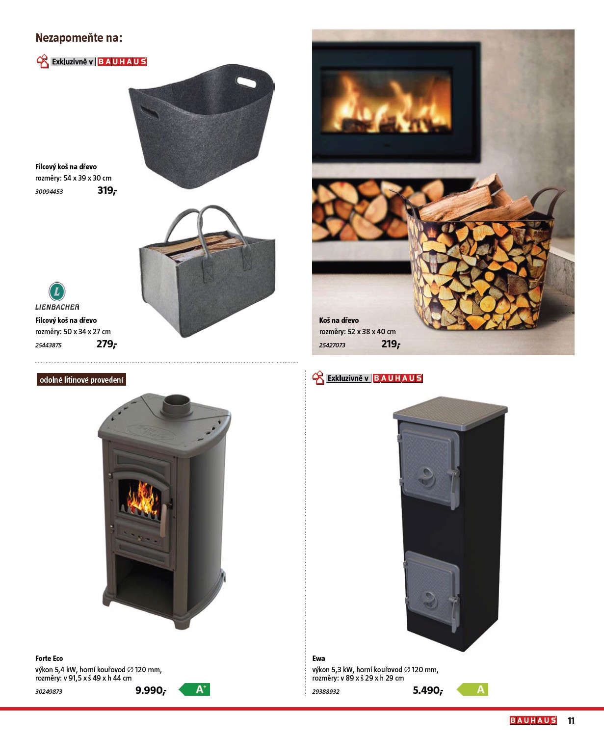 bauhaus - Leták Bauhaus - Kamna a vytápění od 01.09. do 31.12. - page: 11
