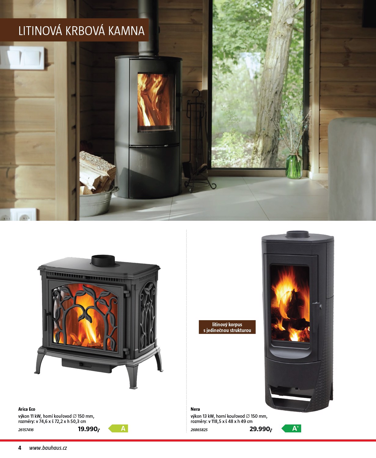bauhaus - Leták Bauhaus - Kamna a vytápění od 01.09. do 31.12. - page: 4