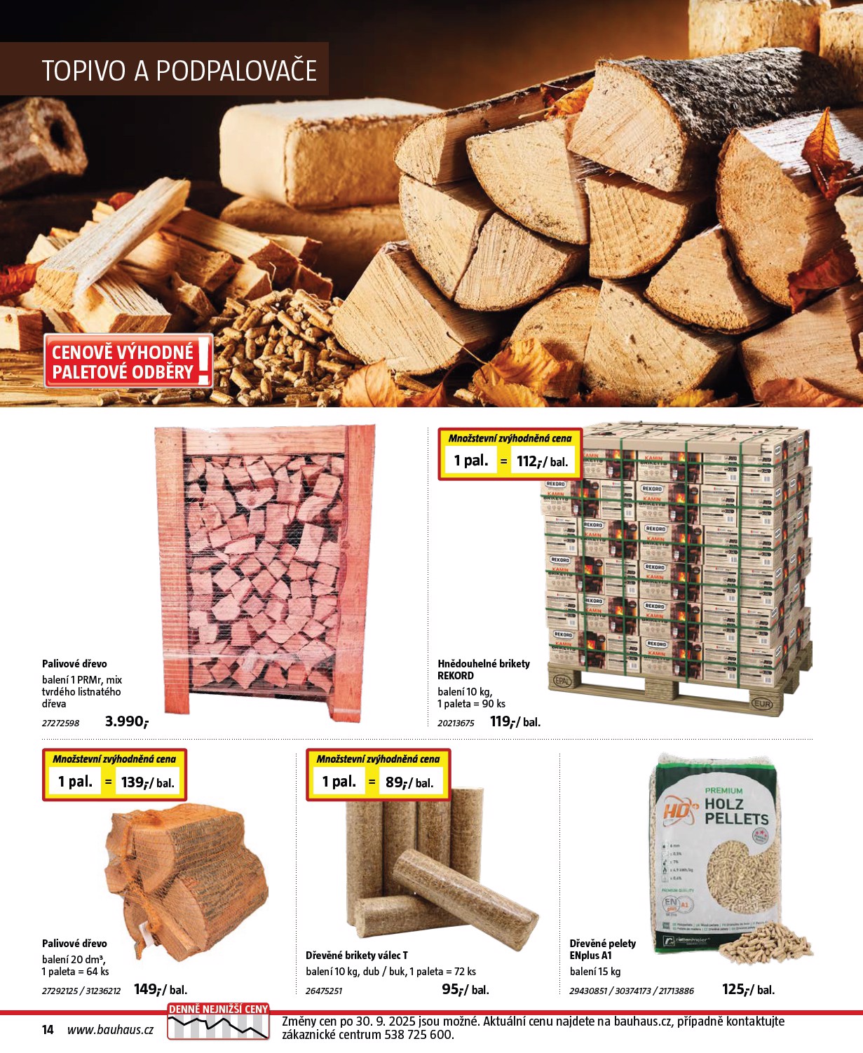 bauhaus - Leták Bauhaus - Kamna a vytápění od 01.09. do 31.12. - page: 14
