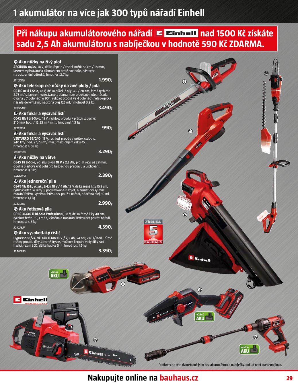 bauhaus - Leták Bauhaus od 05.09. do 02.10. - page: 29