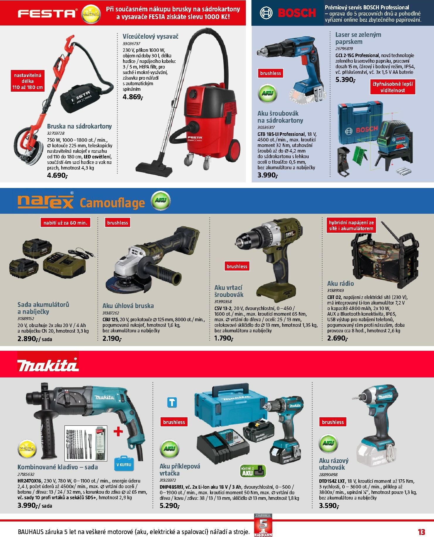 bauhaus - Leták Bauhaus od 03.10. do 30.10. - page: 13