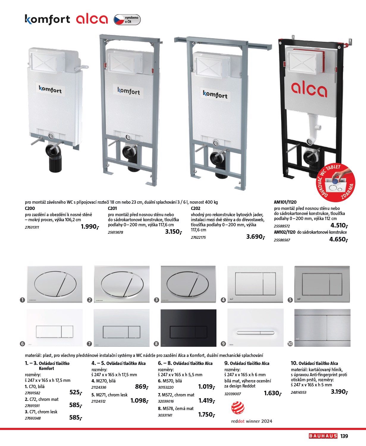 bauhaus - Aktuální leták Bauhaus - Katalog Sanita od 28.10. do 31.03. - page: 139