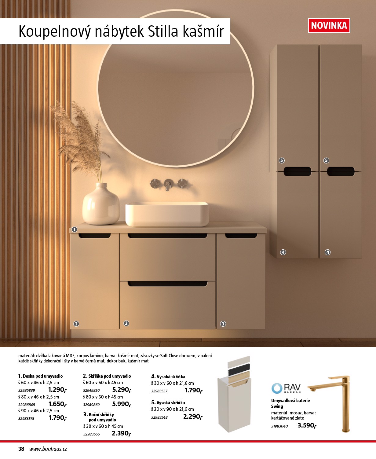 bauhaus - Aktuální leták Bauhaus - Katalog Sanita od 28.10. do 31.03. - page: 38