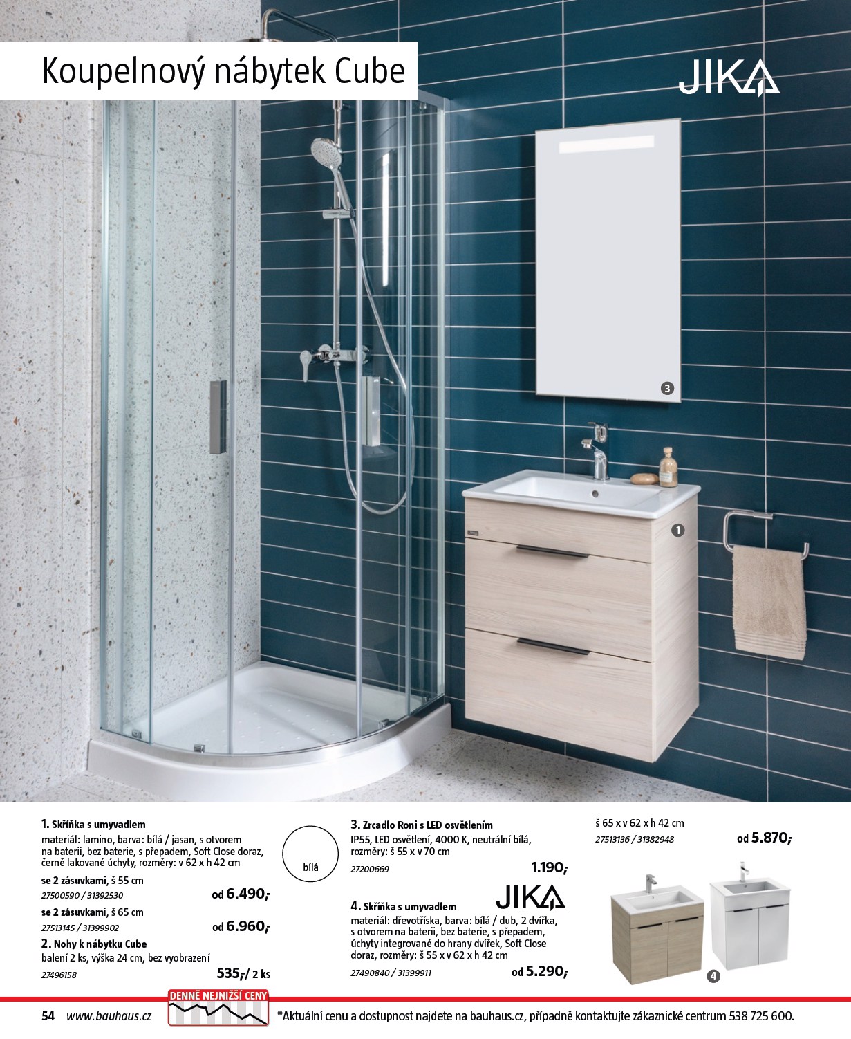 bauhaus - Aktuální leták Bauhaus - Katalog Sanita od 28.10. do 31.03. - page: 54