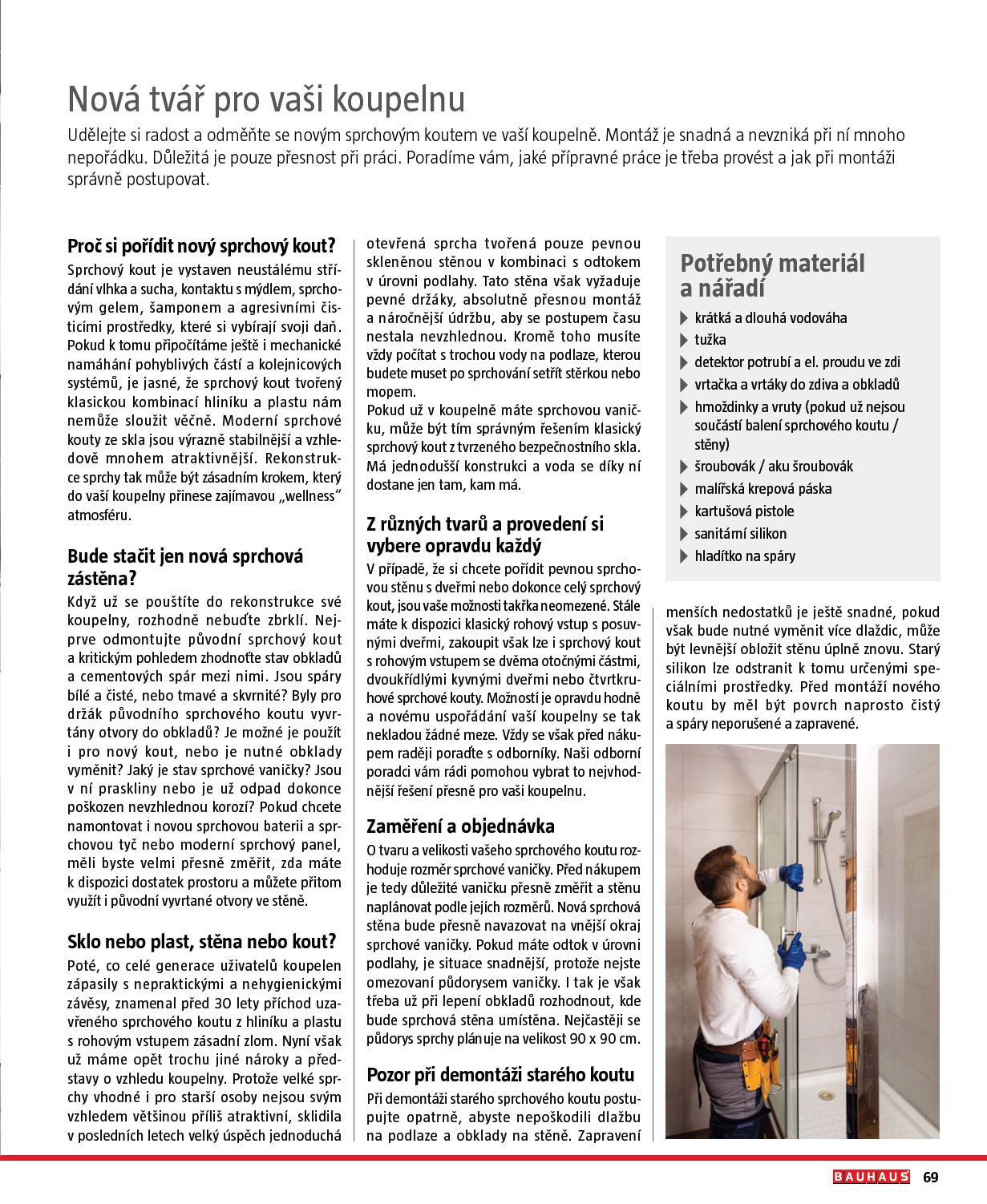 bauhaus - Aktuální leták Bauhaus - Katalog Sanita od 28.10. do 31.03. - page: 69