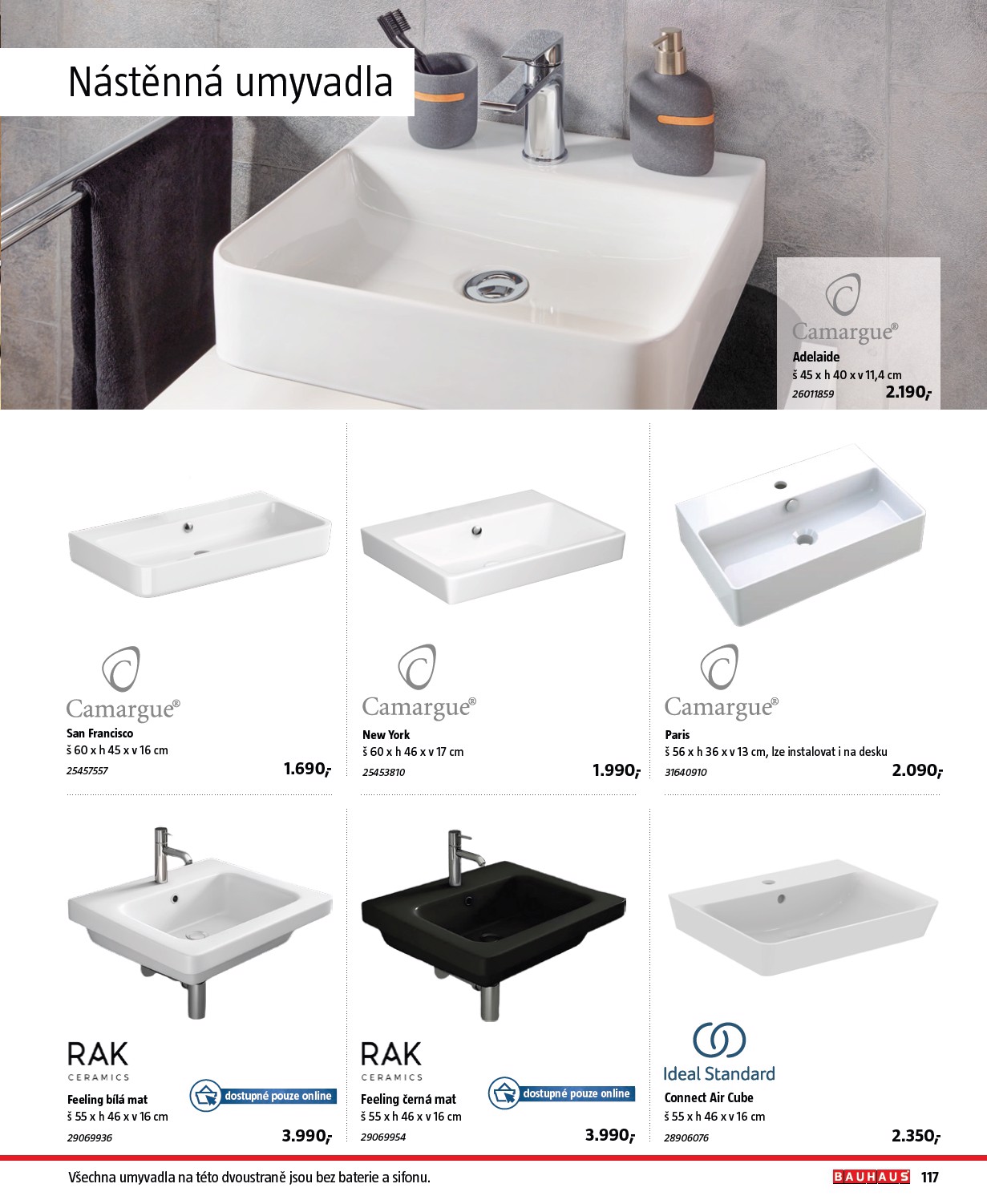 bauhaus - Aktuální leták Bauhaus - Katalog Sanita od 28.10. do 31.03. - page: 117