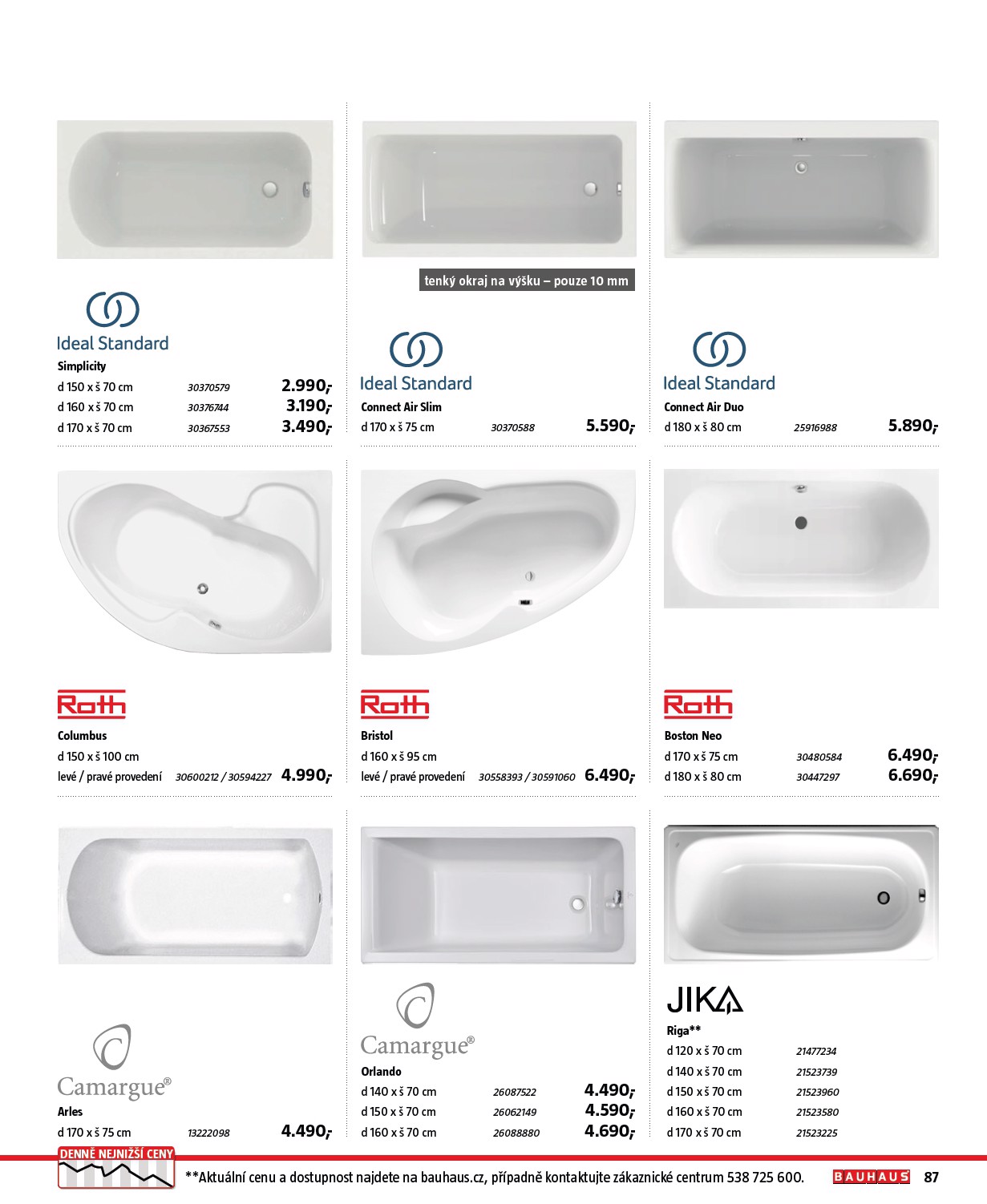 bauhaus - Aktuální leták Bauhaus - Katalog Sanita od 28.10. do 31.03. - page: 87