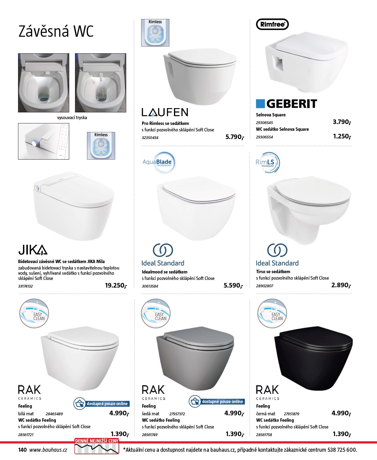 bauhaus - Aktuální leták Bauhaus - Katalog Sanita od 28.10. do 31.03. - page: 140