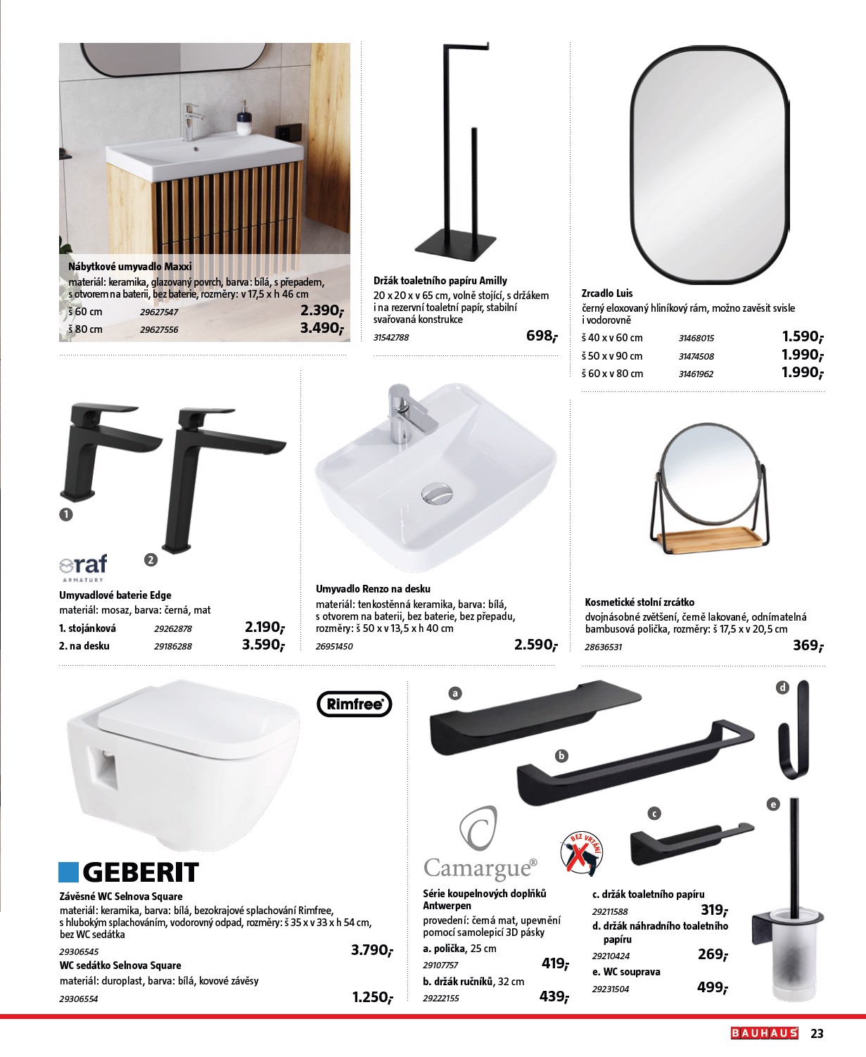 bauhaus - Aktuální leták Bauhaus - Katalog Sanita od 28.10. do 31.03. - page: 23