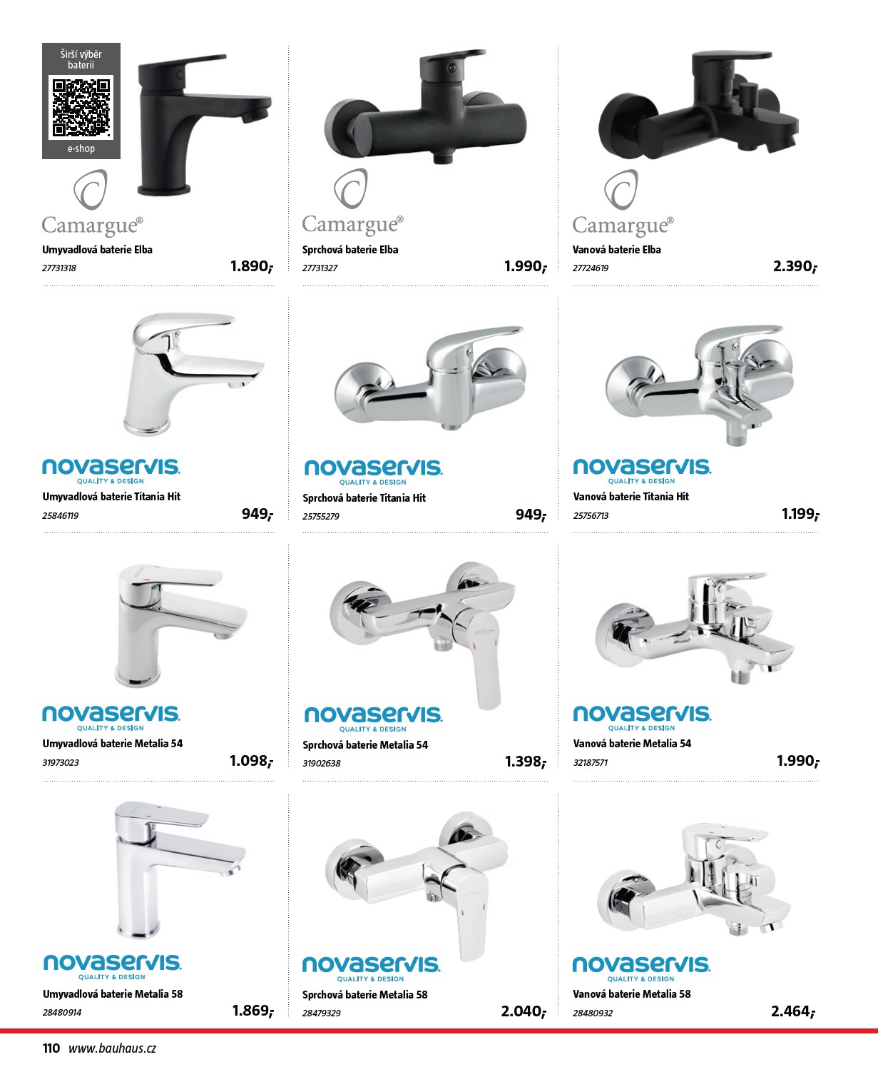 bauhaus - Aktuální leták Bauhaus - Katalog Sanita od 28.10. do 31.03. - page: 110