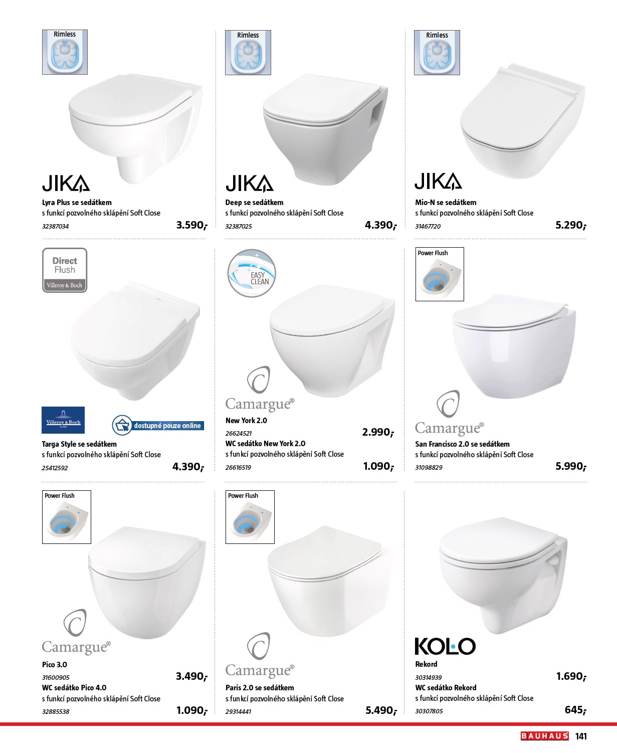 bauhaus - Aktuální leták Bauhaus - Katalog Sanita od 28.10. do 31.03. - page: 141