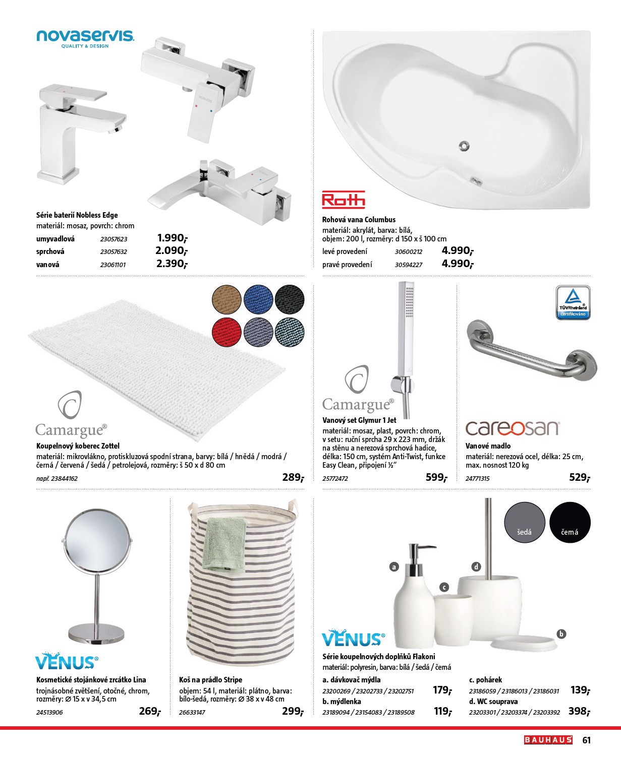 bauhaus - Aktuální leták Bauhaus - Katalog Sanita od 28.10. do 31.03. - page: 61