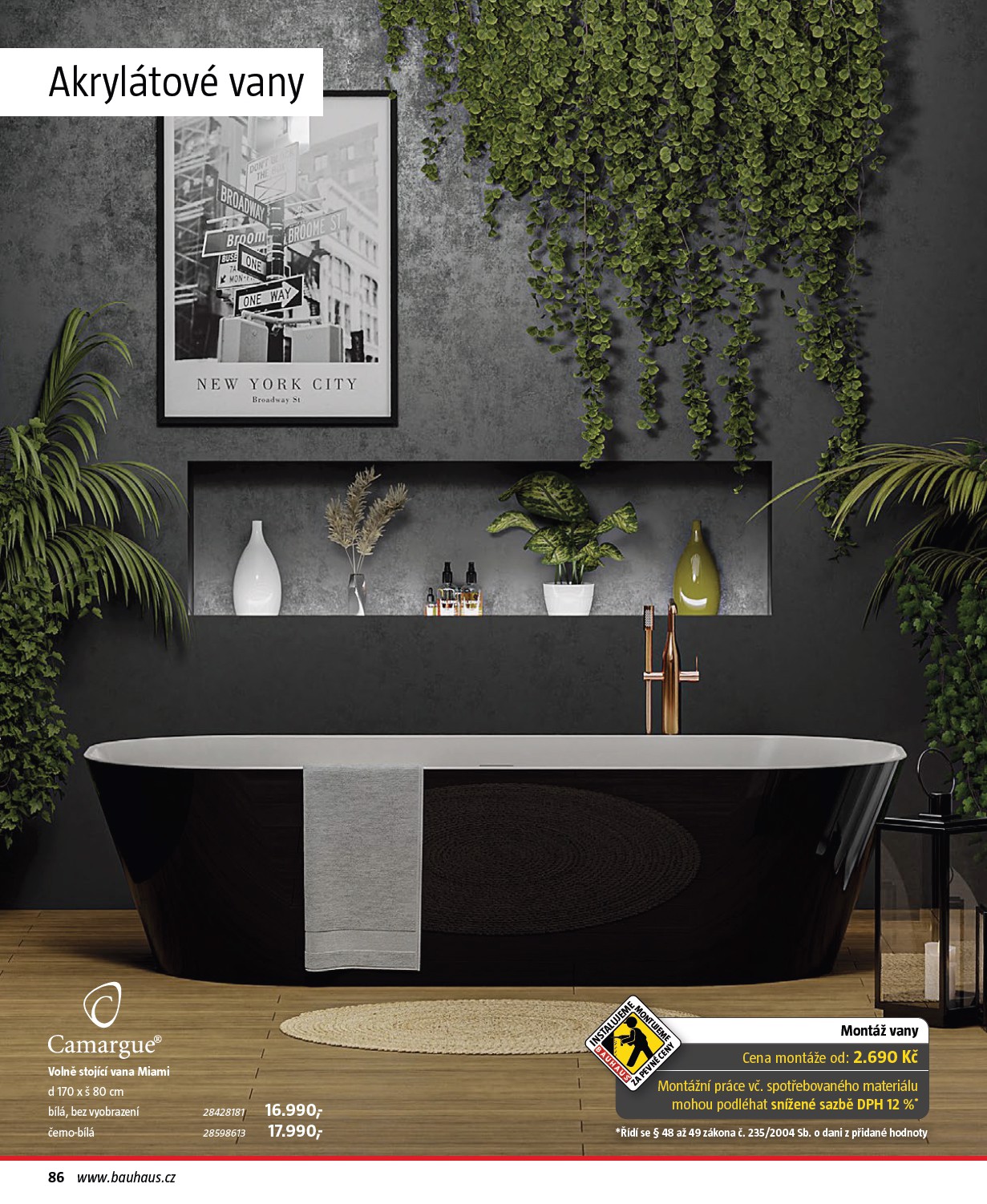 bauhaus - Aktuální leták Bauhaus - Katalog Sanita od 28.10. do 31.03. - page: 86