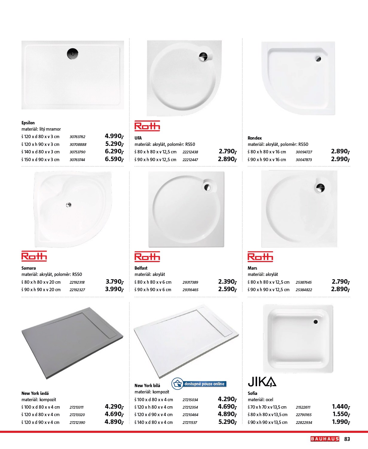 bauhaus - Aktuální leták Bauhaus - Katalog Sanita od 28.10. do 31.03. - page: 83