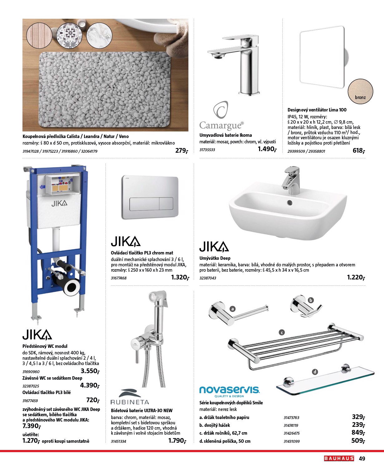 bauhaus - Aktuální leták Bauhaus - Katalog Sanita od 28.10. do 31.03. - page: 49