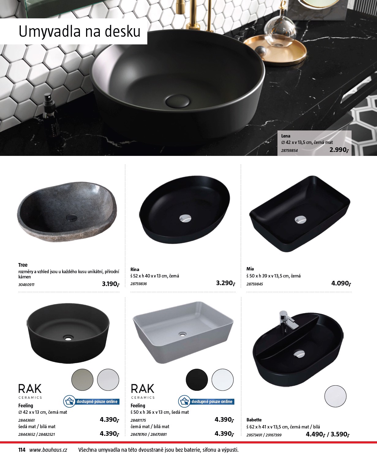 bauhaus - Aktuální leták Bauhaus - Katalog Sanita od 28.10. do 31.03. - page: 114
