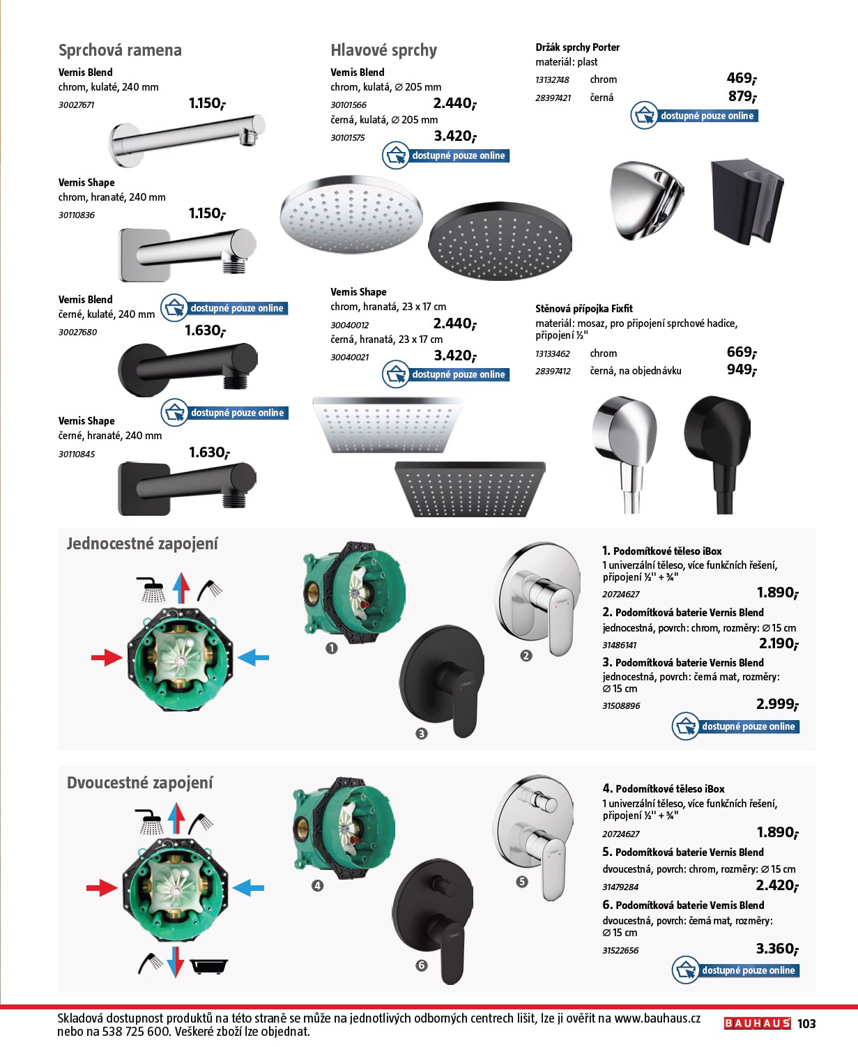 bauhaus - Aktuální leták Bauhaus - Katalog Sanita od 28.10. do 31.03. - page: 103