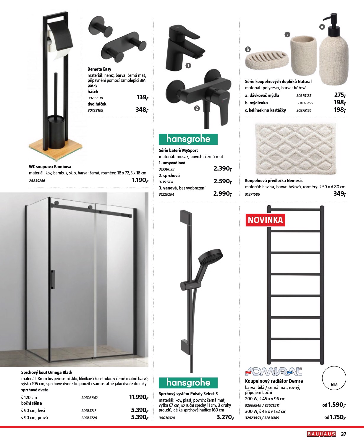 bauhaus - Aktuální leták Bauhaus - Katalog Sanita od 28.10. do 31.03. - page: 37