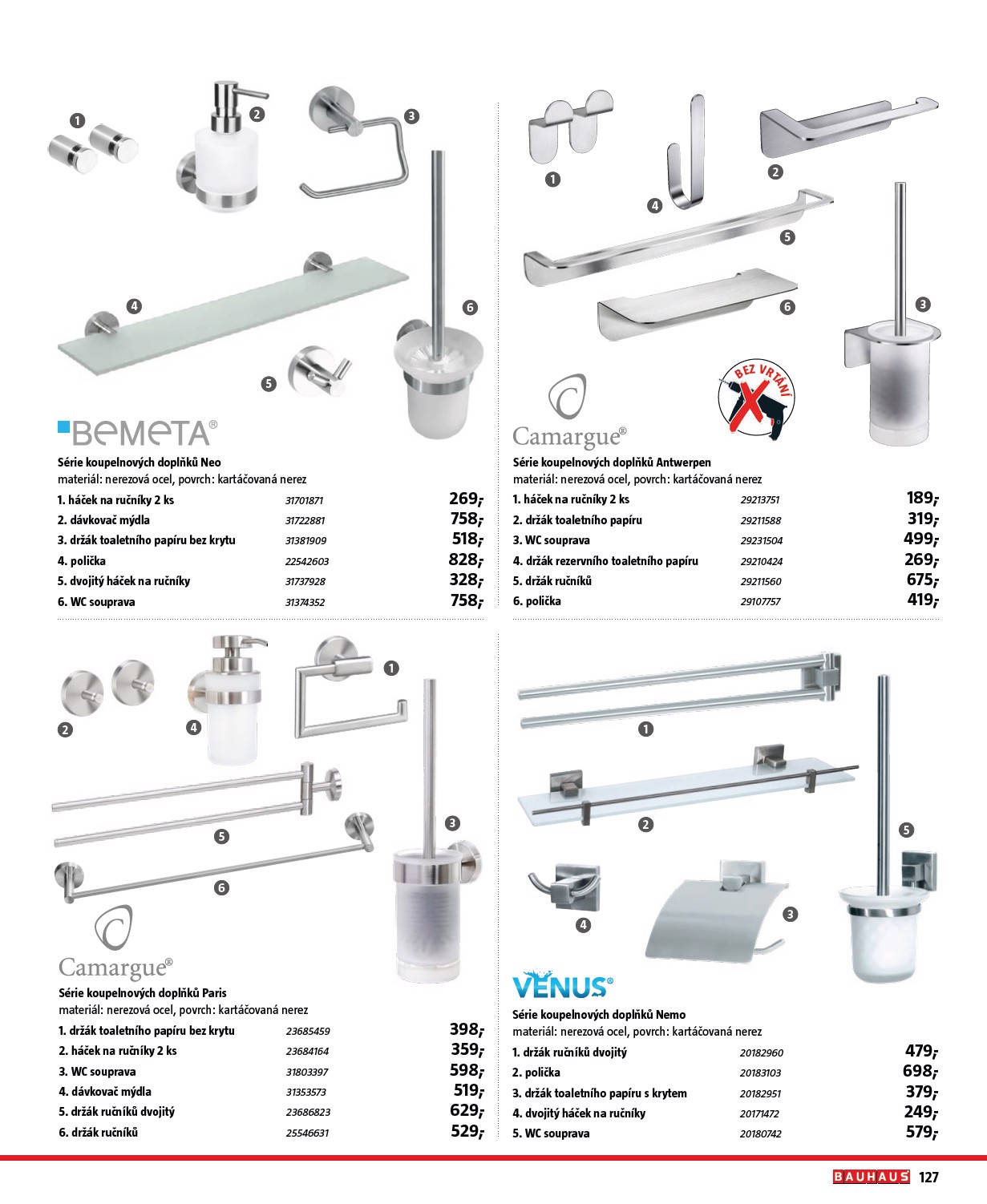 bauhaus - Aktuální leták Bauhaus - Katalog Sanita od 28.10. do 31.03. - page: 127