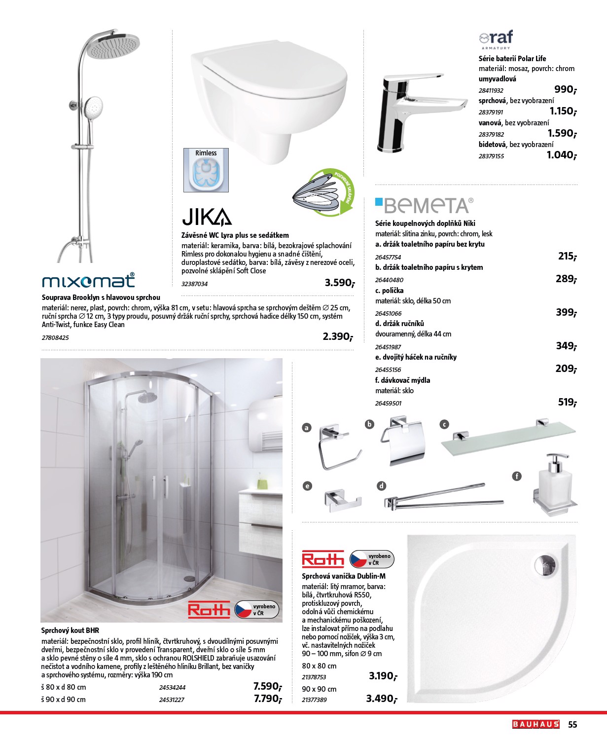 bauhaus - Aktuální leták Bauhaus - Katalog Sanita od 28.10. do 31.03. - page: 55