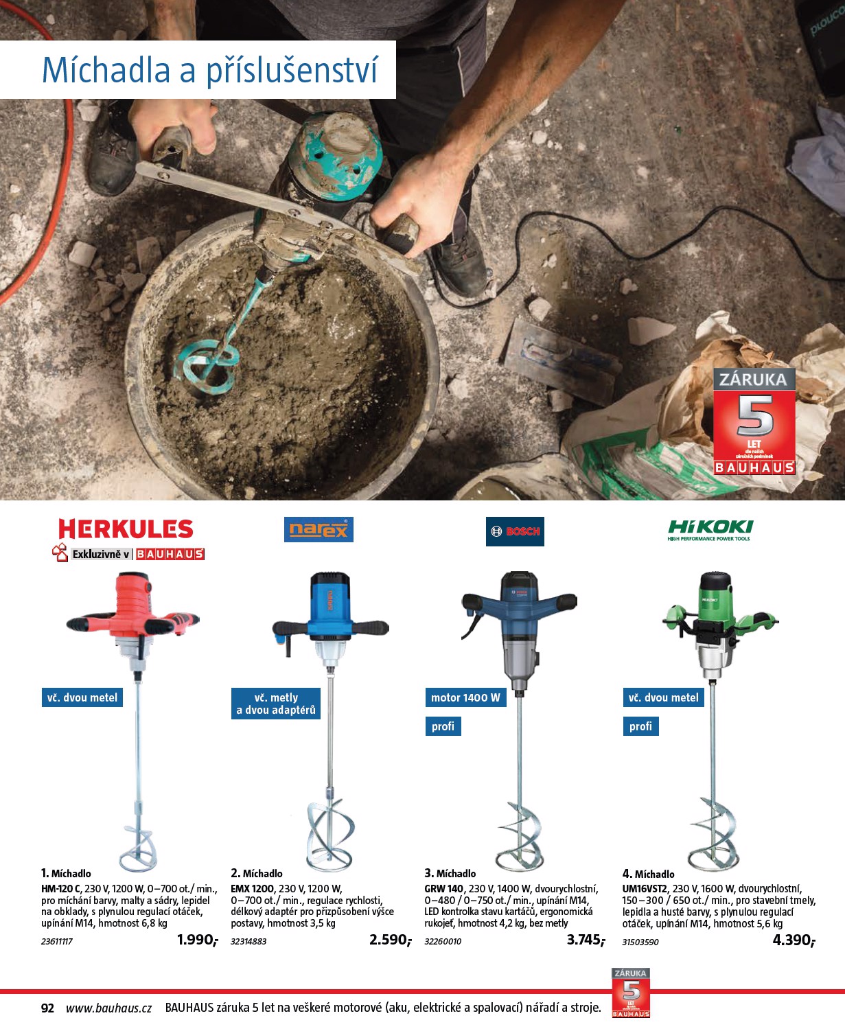 bauhaus - Aktuální leták Bauhaus - Nářadí od 30.10. do 28.02. - page: 92