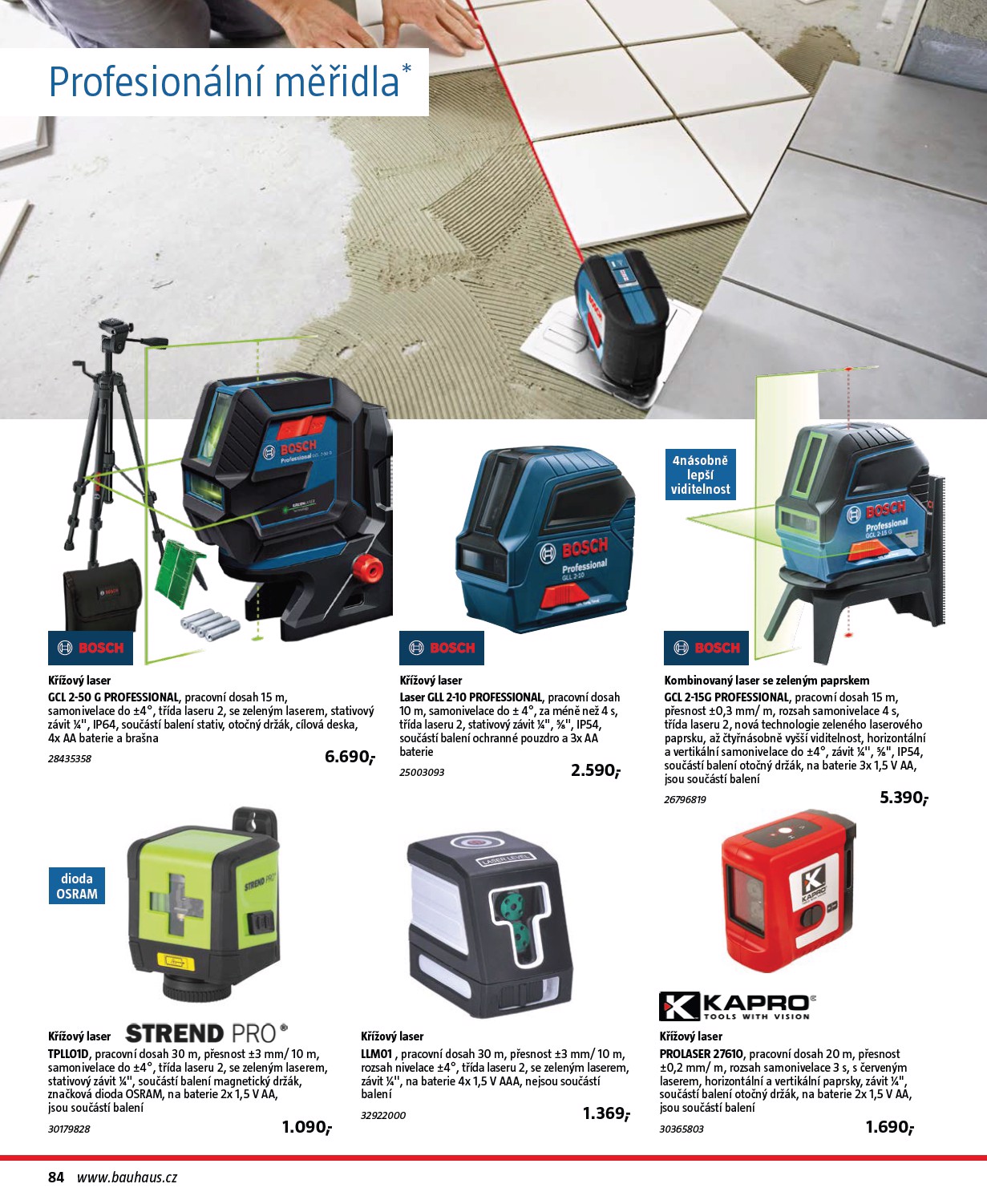 bauhaus - Aktuální leták Bauhaus - Nářadí od 30.10. do 28.02. - page: 84