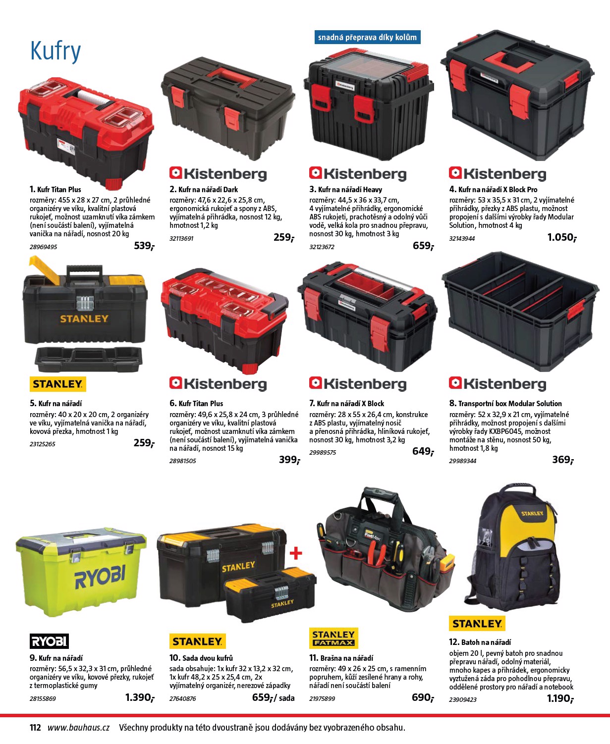 bauhaus - Aktuální leták Bauhaus - Nářadí od 30.10. do 28.02. - page: 112
