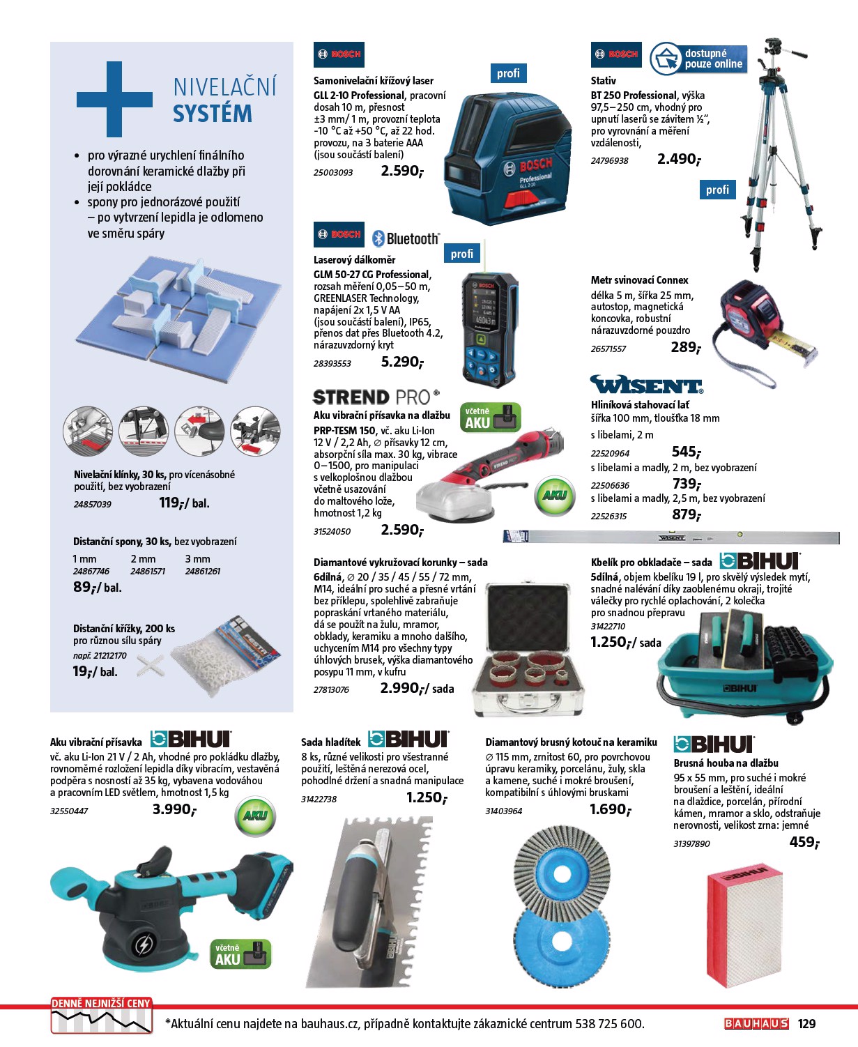 bauhaus - Aktuální leták Bauhaus - Nářadí od 30.10. do 28.02. - page: 129