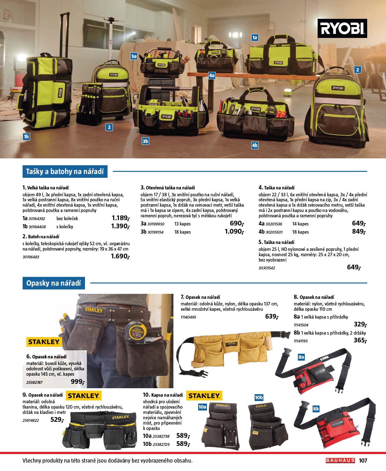 bauhaus - Aktuální leták Bauhaus - Nářadí od 30.10. do 28.02. - page: 107