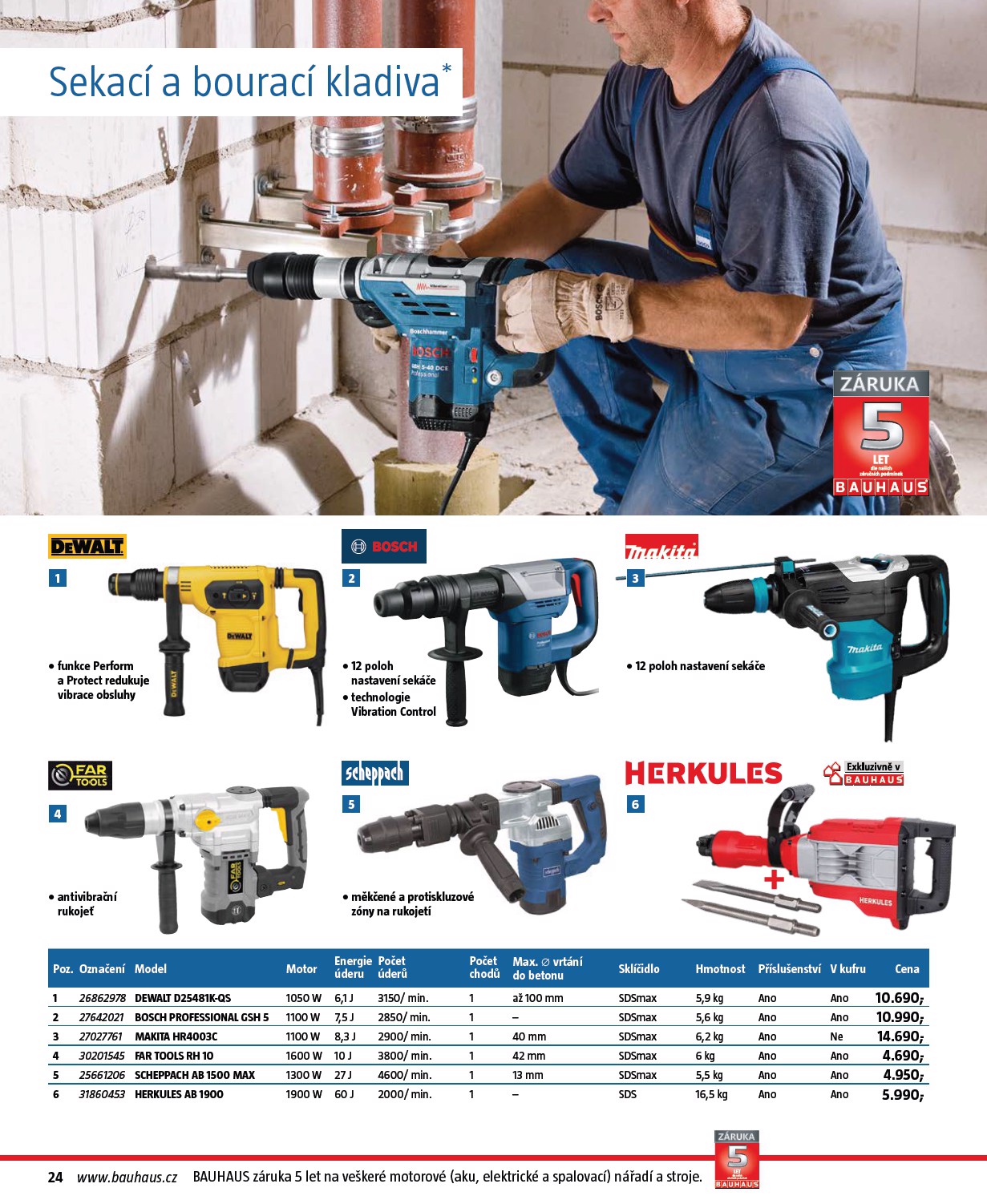 bauhaus - Aktuální leták Bauhaus - Nářadí od 30.10. do 28.02. - page: 24