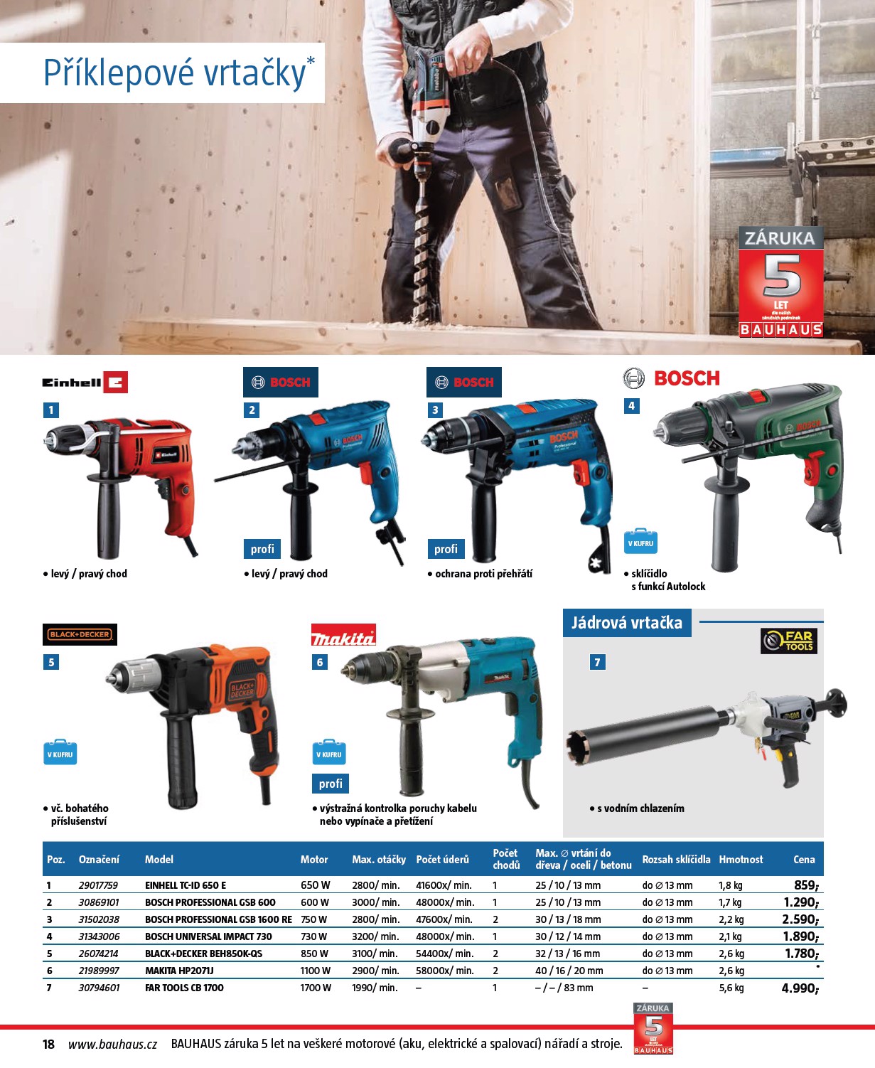 bauhaus - Aktuální leták Bauhaus - Nářadí od 30.10. do 28.02. - page: 18