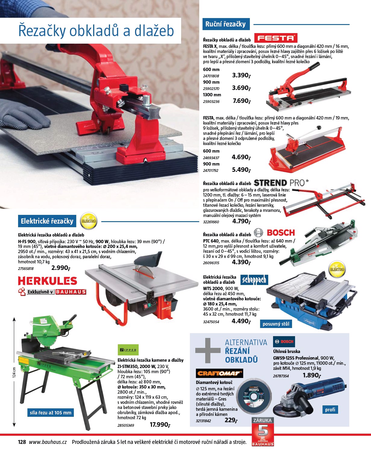 bauhaus - Aktuální leták Bauhaus - Nářadí od 30.10. do 28.02. - page: 128
