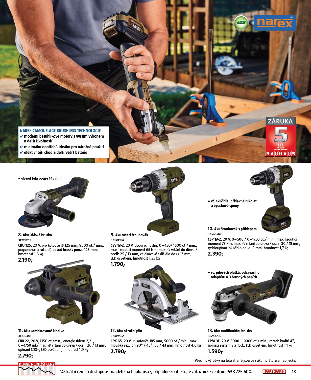 bauhaus - Aktuální leták Bauhaus - Nářadí od 30.10. do 28.02. - page: 13
