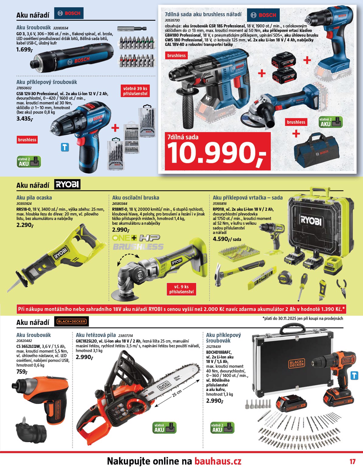 bauhaus - Aktuální leták Bauhaus od 31.10. do 04.12. - page: 17