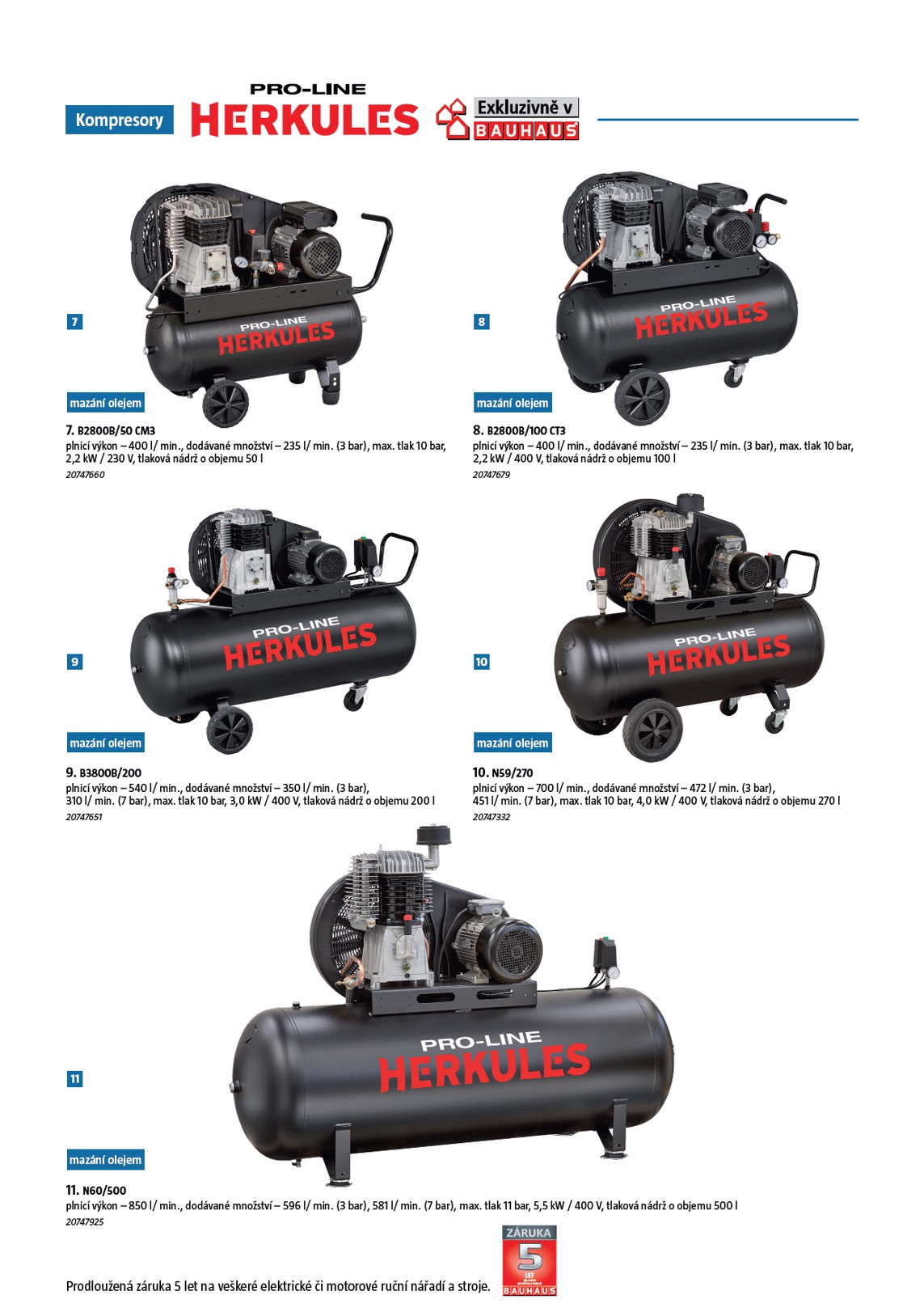 bauhaus - Aktuální leták Bauhaus - Kompresory od 01.12. do 31.05. - page: 3