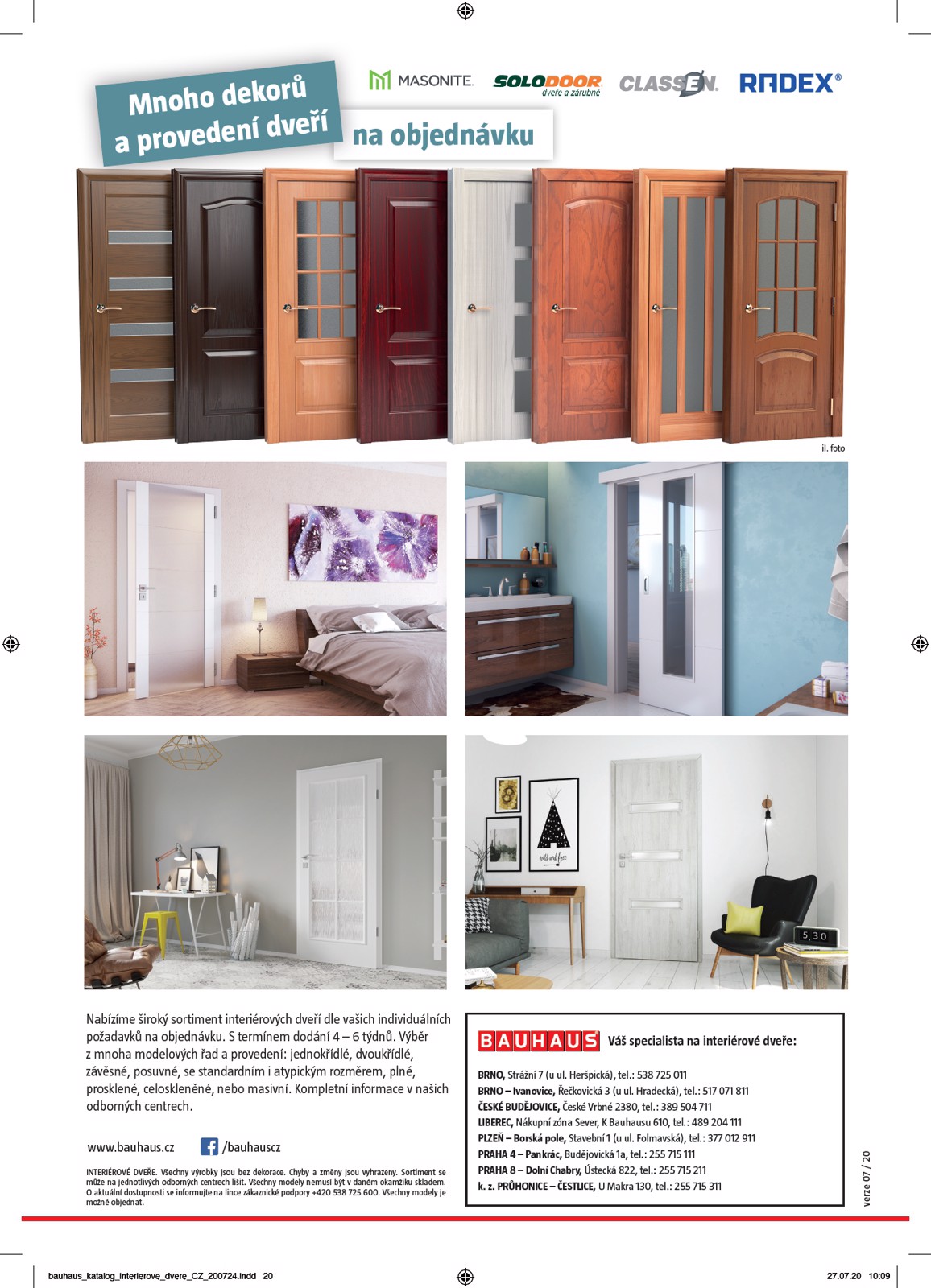 bauhaus - Aktuální leták Bauhaus - Katalog Interiérové dveře od 01.12. do 30.09. - page: 20